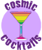 Cosmic cocktail glasses